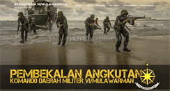 Desktop Screenshot of bekang.kodam-mulawarman.mil.id